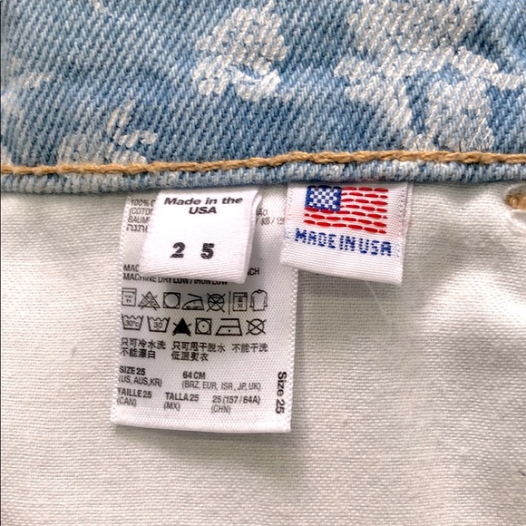 NWOT American Apparel floral jean shorts - Picture 6 of 15